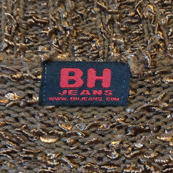 Y2K Cotton Fuzzy Fringed Knit Single Button Cardigan - Picture 9 of 15